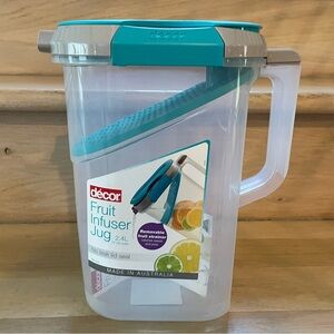 Decor Fruit Infuser Jug / Match-Up Clips Water Infuser Jug 2.4L (2.5Qrt)
